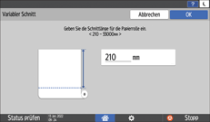 Abbildung Bedienfeld-Display