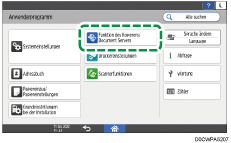 Abbildung Bedienfeld-Display