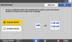 Abbildung Bedienfeld-Display