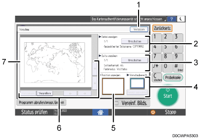 Abbildung Bedienfeld-Display