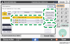 Abbildung Bedienfeld-Display