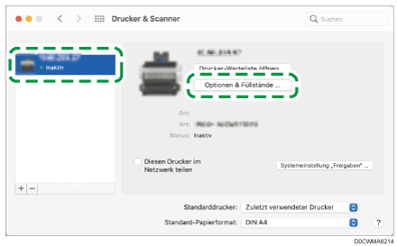 Abbildung Treiberbildschirm