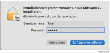 Abbildung Treiberbildschirm