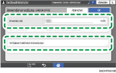 Abbildung Bedienfeld-Display