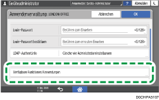 Abbildung Bedienfeld-Display