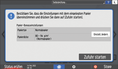 Abbildung Bedienfeld-Display