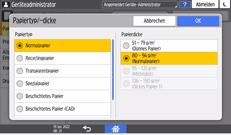 Abbildung Bedienfeld-Display