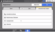 Abbildung Bedienfeld-Display