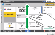 Abbildung Bedienfeld-Display