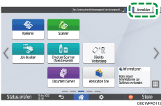 Abbildung Bedienfeld-Display