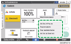 Abbildung Bedienfeld-Display