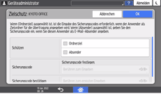 Abbildung Bedienfeld-Display
