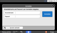 Abbildung Bedienfeld-Display