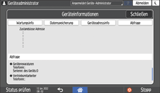 Abbildung Bedienfeld-Display