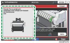 Abbildung Bedienfeld-Display