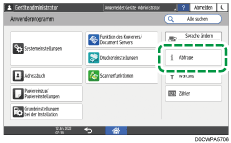 Abbildung Bedienfeld-Display