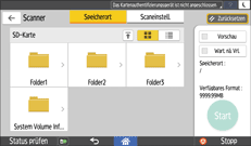 Abbildung Bedienfeld-Display
