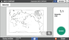Abbildung Bedienfeld-Display
