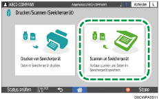 Abbildung Bedienfeld-Display