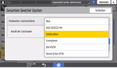 Abbildung Bedienfeld-Display