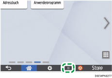 Abbildung Bedienfeld-Display