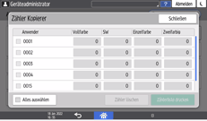 Abbildung Bedienfeld-Display