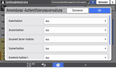 Abbildung Bedienfeld-Display