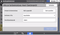 Abbildung Bedienfeld-Display