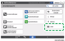 Abbildung Bedienfeld-Display