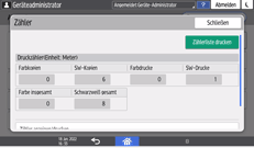 Abbildung Bedienfeld-Display