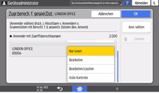 Abbildung Bedienfeld-Display