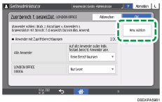 Abbildung Bedienfeld-Display