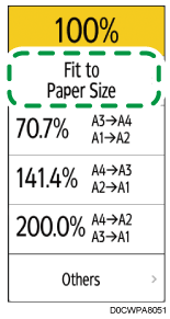 Operation panel screen illustration