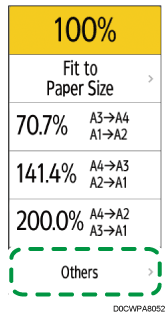 Operation panel screen illustration