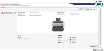 Web browser screen illustration
