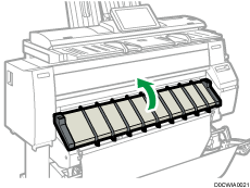 Paper input location cover illustration