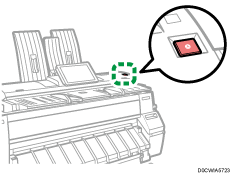 Scanner Stop key illustration