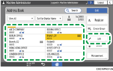 Operation panel screen illustration