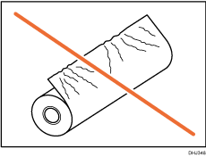 Illustration of paper roll