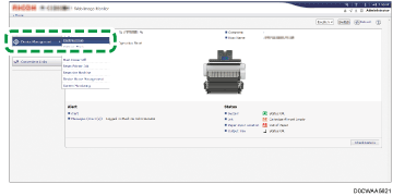 Web browser screen illustration