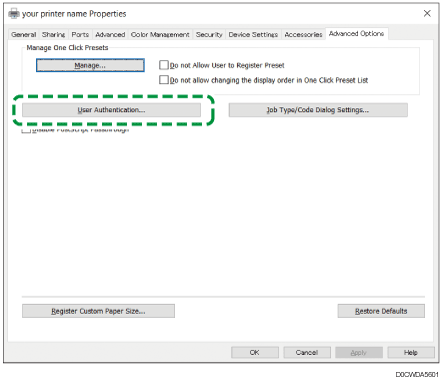 Driver screen illustration