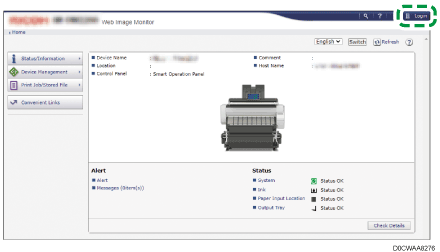Web browser screen illustration
