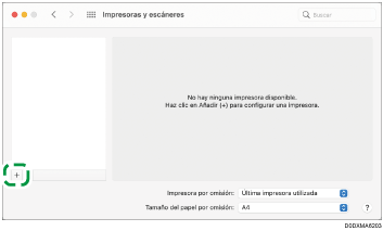 Ilustración de la pantalla del driver