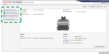 Ilustración de la pantalla del navegador web