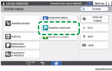 Käyttöpaneelin näyttö