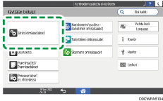 Käyttöpaneelin näyttö