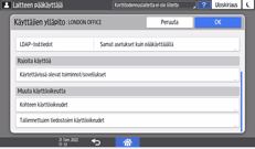 Käyttöpaneelin näyttö