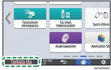 Käyttöpaneelin näyttö