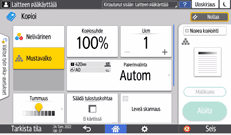 Käyttöpaneelin näyttö
