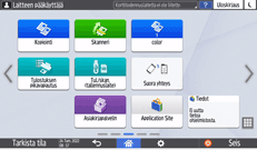 Käyttöpaneelin näyttö